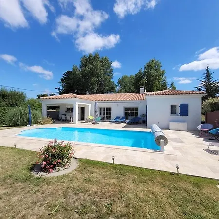 A St Jean De Monts Avec Piscine Chauffee, Clim Et Wifi - Fr-1-777-23 別荘 サン・ジャン·ド・モン
